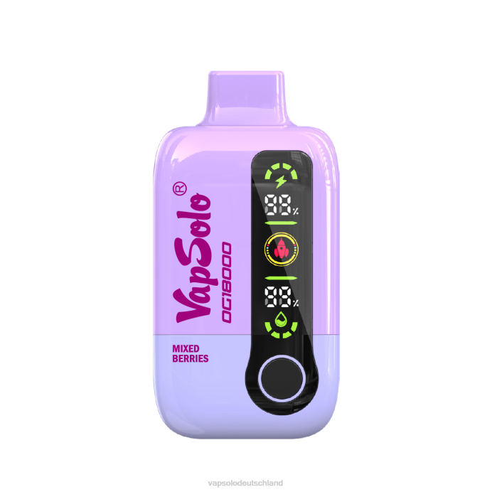 VapSolo Berlin - gemischte Beere VapSolo DG18000 Einweg-Vapor 480B51