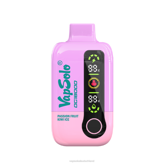 VapSolo Kaufen - Passionsfrucht-Kiwi-Eis VapSolo DG18000 Einweg-Vapor 480B52