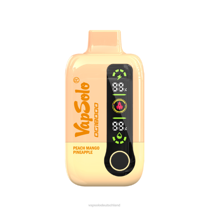 VapSolo Preis - Pfirsich-Mango-Ananas VapSolo DG18000 Einweg-Vapor 480B53