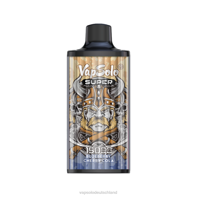 VapSolo Geschmack - Blaubeer-Kirsch-Cola VapSolo SUPER Einweg-Vapor 480B15
