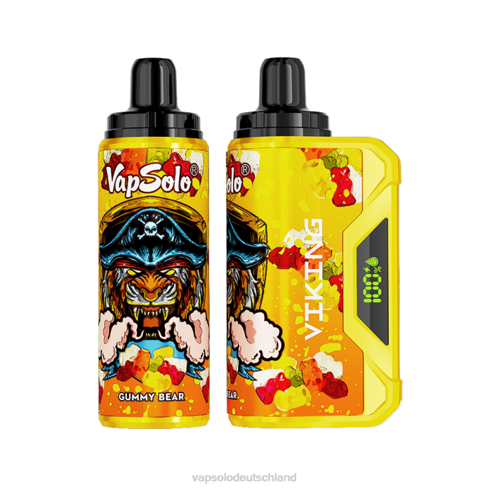 VapSolo Geschmack - Gummibärchen VapSolo VIKING Einweg-Vapor 480B39