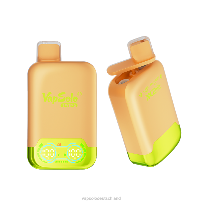 VapSolo Preis - Zitronen-Limetten- und Wassermeloneneis VapSolo TWINS Einweg-Vapor 480B29